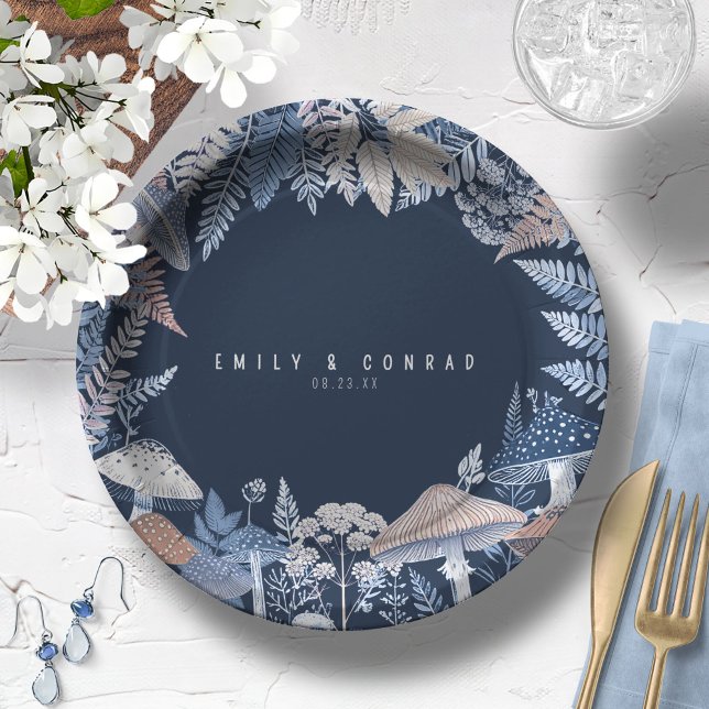 Plato De Papel Boda de borde silvestre y caprichoso ID110 (Subido por el creador)
