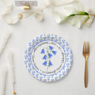 Plato De Papel Boda de Campanillas