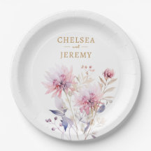 Boda de diseño de acuarela de flores silvestres br