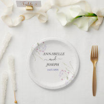 Boda de flores acuarela minimalista blanca