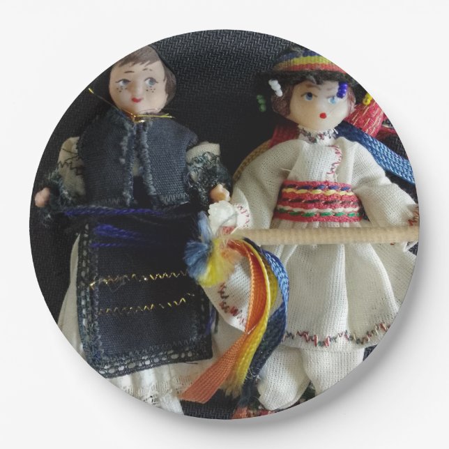 Plato De Papel Boda de placas de papel (Anverso)