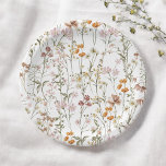 Plato De Papel Boda Del Boho De Flores Silvestres En El Jardín De<br><div class="desc">Celebra tu boda de boho con nuestro Boda de Flor Silvestre en las placas de papel de los jardines de Bloom. Estos platos, adornados con un bonito diseño de flores silvestres, aportan un toque de belleza natural a la recepción. La temática "In Bloom" infunde una sensación de romance y de...</div>