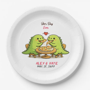 Plato De Papel Boda Divertida