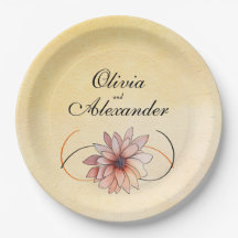 Boda Floral Terracota Amarillo Acuarela Otoño