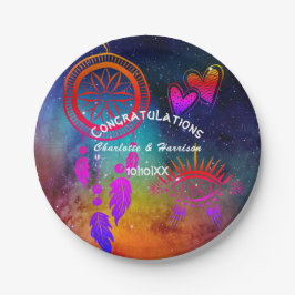 Plato De Papel Boda inusual de Wiccan Magic