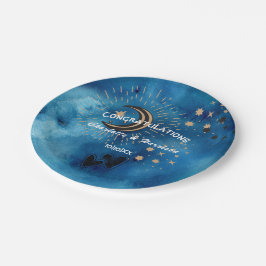 Plato De Papel Boda inusual de Wiccan Magic Constellation