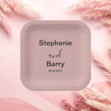 Boda Minimalista Rosa Polvoriento