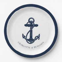 Boda Náutica Azul Anchor Beach