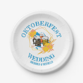 Plato De Papel Boda OKTOBERFEST
