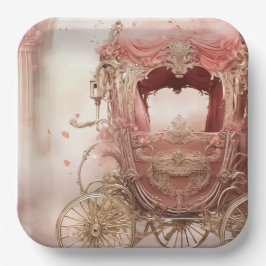 Plato De Papel Boda romántico elegante y moderno