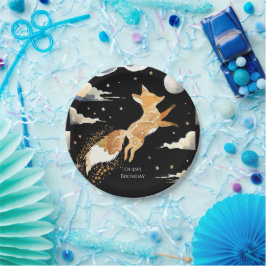 Plato De Papel Boho Adventure Fox Birthday
