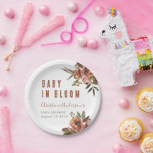 Boho Baby Shower Greenery Rustic Adorable