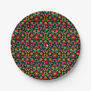 Plato De Papel Boho Bold Floral Trivet