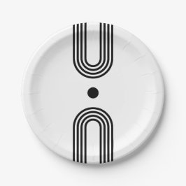 Plato De Papel Boho celestial Sun