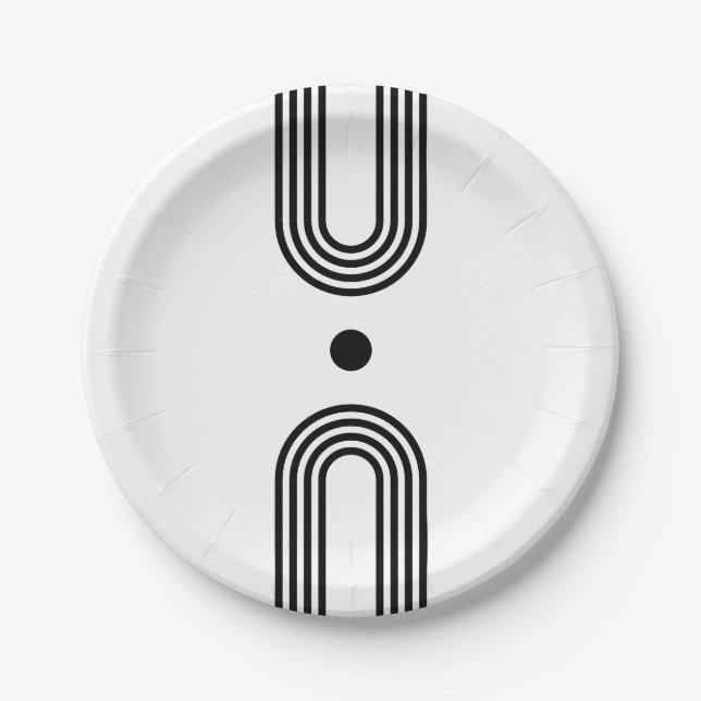 Plato De Papel Boho celestial Sun (Anverso)