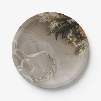 Plato De Papel Boho Chic Bridal Hair Accessory Wedding Paper Plat