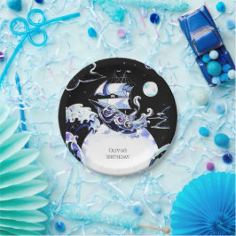 Plato De Papel Boho Treasure Hunt Pirate Cumpleaños