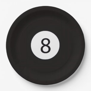 Plato De Papel Bola 8