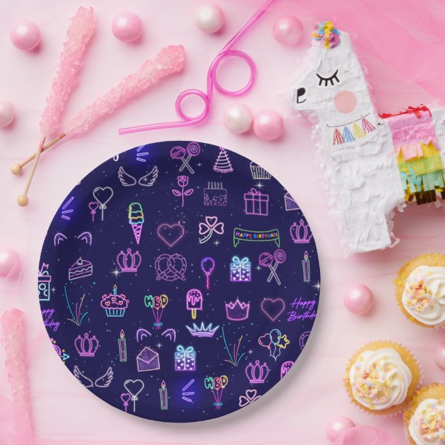 Plato De Papel Bolsa de regalo de cumpleaños de princesa | Bolsa  (Fiesta)