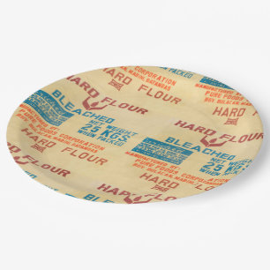Plato De Papel Bolsas de harina