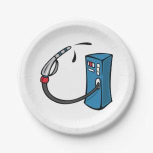 Plato De Papel Bomba de gas