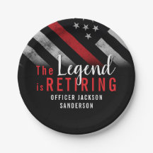 Bombero Jubilación de la Línea Roja