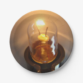 Plato De Papel Bombilla de luz de bajo voltaje brillante