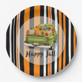 Plato De Papel Bonita colección de otoño de moda del Día de Acció