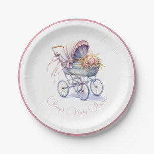 Plato De Papel Bonito Baby Pram