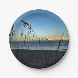 Plato De Papel Bonito Beach Grass Sunrise Photo