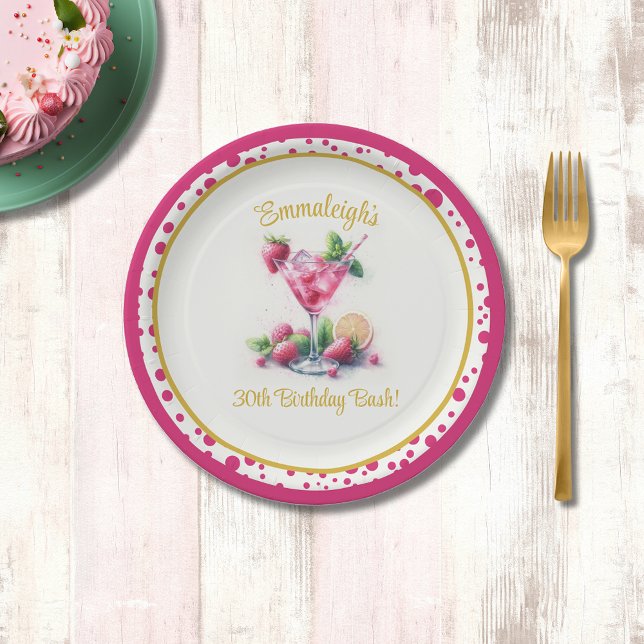 Plato De Papel Bonito en la celebración de los 30 Años Rosados (Subido por el creador)