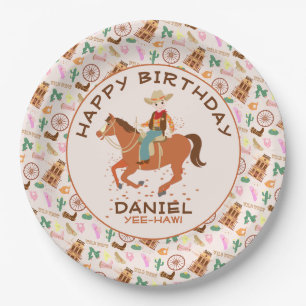 Plato De Papel Bonito Noche y Fiesta de Cumpleaños