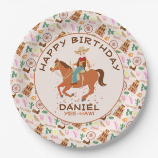 Plato De Papel Bonito Noche y Fiesta de Cumpleaños