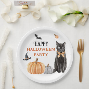 Plato De Papel Boo Cute Fantasma Halloween