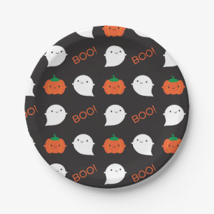 Plato De Papel ¡Boo! Es Halloween
