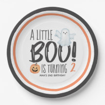 Boo Ghost Jack O'Lantern Halloween Kids Cumpleaños