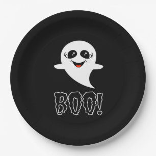 Plato De Papel ¡Boo! Pequeña Halloween De Lucas