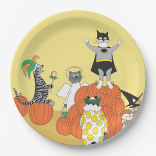 Plato De Papel ¡BOO! Placas de fiesta de Halloween