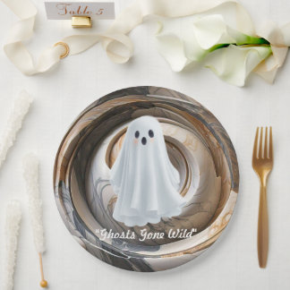 Plato De Papel "Boo-tiful Ghost Squad"
