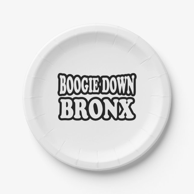 Plato De Papel Boogie Down Bronx, NYC (Anverso)