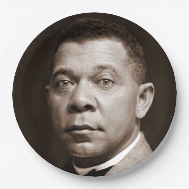 Plato De Papel Booker Washington: Educador afroamericano (Anverso)