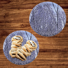 Plato De Papel Bosque en Crepúsculo