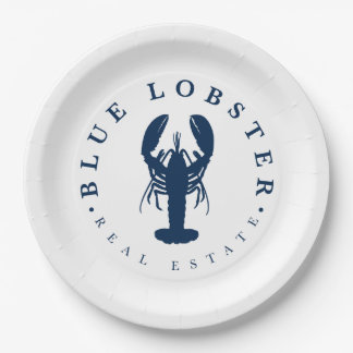 Plato De Papel Botón de Blue Lobster Inmobiliaria