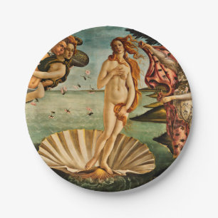 Plato De Papel Botticelli - El nacimiento de Venus