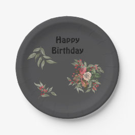 Plato De Papel Bouquet de rosas en todo el mundo