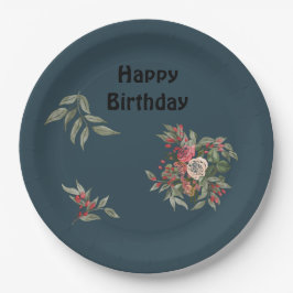 Plato De Papel Bouquet de rosas en todo el mundo