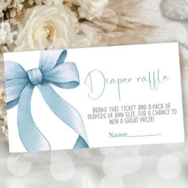 Plato De Papel Bow Coquette Boy Baby Shower Classic Round Napkins