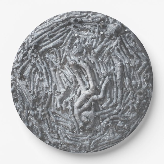 Plato De Papel Boxeo: Luna (Anverso)