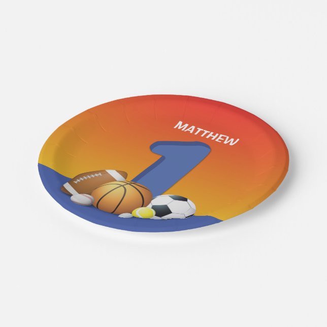 Plato De Papel Boy 1.ᵉʳ Balls Deportiva (Angular)