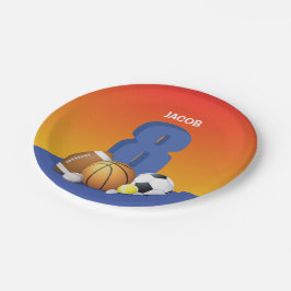 Plato De Papel Boy 8.º Balls Deportiva